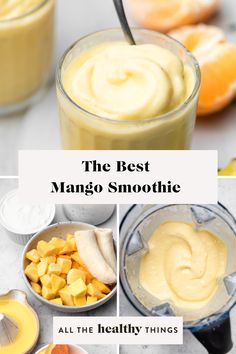 the best mango smoothie recipe for all the healthy things