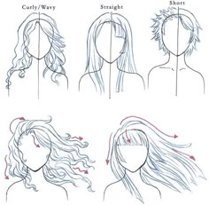 how to draw anime hair for beginners step by step drawing instructions and video guide