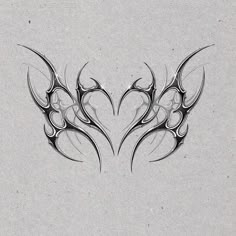 an artistic tattoo design on a piece of paper