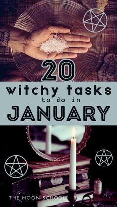 January Witchcraft, Winter Spells, Witchcraft Practice, Winter Witch, Attract Positive Energy, Year Journal, Witch Tips, Task To Do, Candle Magic