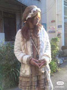 #fit #ideas Chocogirl Outfits, Casual Visual Kei, Shabby Chic Fashion, Mori Kei Fashion, Natural Kei, Shoujo Girl