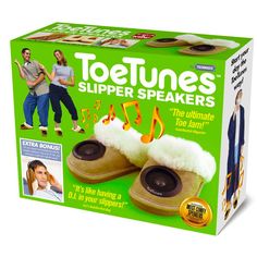 toetunes slipper speakers are the ultimate toy for kids