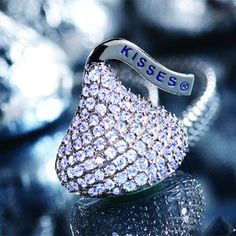 Kisses Kiss Necklace, Hershey Kiss, Amber Rose, Moody Blues, Hershey Kisses, Shine Bright Like A Diamond, Pretty Jewelry, White Hot, Glitz And Glam