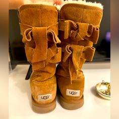 Reposhing This Item I Purchased From @Lmwsupply. Loved It, But Ready To Rotate For Something New. Questions? Leave A Comment Below! Shoes Ugg, Chestnut Brown, Interior Color, Boots Women, Womens Uggs, Ugg Shoes, Winter Rain, Brown Suede, Tan Brown