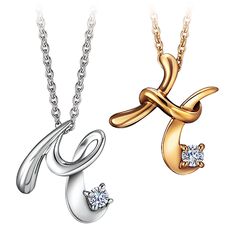 Diamond Initial Pendant Jewelry, Elegant Diamond Initial Pendant Jewelry, Luxury Fine Jewelry Initial Pendant, Initial Pendant Necklace With Diamond - Gift, Valentine's Day Diamond Initial Pendant Jewelry, Pop Jewelry, Hearts On Fire, Script Initial, Jewelry Product Shots