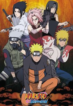 the poster for naruto and his friends from naruto's anime