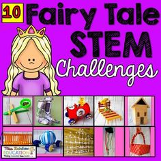 Fairy Tale STEM Activities by Miss Rainbow Education | Teachers Pay Teachers Fairy Tale Stem Activities, Fairy Tale Stem, Super Hero Training, Super Hero Activities, Superhero Camp, 40 Book Challenge, Fairy Tales Preschool, Gym Games For Kids, Hero Crafts