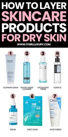 Unlock the secret to hydrated, glowing skin with our guide on how to layer skincare products for dry skin. Nourish and protect your complexion with these expert tips. skincare routine | skincare routine order | how to layer skincare | skin care solutions | how to layer skincare products | how to layer your skincare products | layer skincare products | layer skincare routine | layer skincare ingredients | layer skincare night | layer skincare products night | layer skincare korean | how to layer oil in skincare | layer of skincare | layer your skincare | correct way to layer skincare | proper way to layer skincare | layering skincare actives | order to layer skincare | the right way to layer skincare | how should you layer skincare Nyc At Night, Gorgeous Skin, Skin Care Solutions, Beauty Hair Makeup, Cleansing Balm