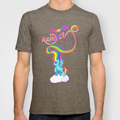 Over the RAINBOW T-shirt by Aisling Ink - $22.00 Tupac T Shirt, Funky Tees, Book Tshirts, Flag Tshirt, Retro Fashion, Shirts Tops