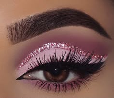 Birthday Eyeshadow, Xv Ideas, Eye Makeup Images, Makeup Images, Pink Eye Makeup, Prom 2023, Cap Decoration