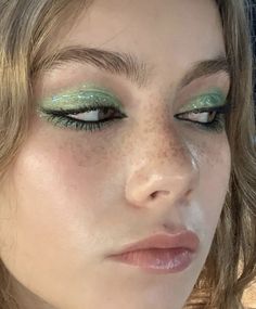 Mekap Mata, Smink Inspiration, Green Makeup, Edgy Makeup