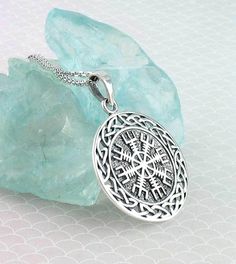 "Helm of Awe", Aegishjalmur Necklace | Viking Protection Symbol | Free Shipping in USA – woot & hammy Viking Protection Symbol, Poetic Edda, The Helm Of Awe, Helm Of Awe, Protection Symbols, Celtic Tree Of Life, Viking Symbols