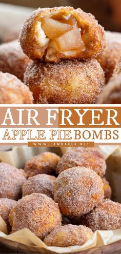 Air Fryer Apple Pie, Airfryer Recept, Air Fryer Ideas, Apple Pie Bites, Pie Bites, The Best Air Fryer