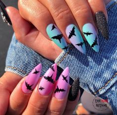 Bat Nails, Thanksgiving Nails