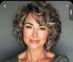 Short Curly Bob Hairstyles Over 50, Curly Hair Women Over 50, Curly Hair Short Styles, Curly Bobs For Older Women, Short Curly Hair With Layers, Long Layered Curly Hair, Hairstyles Buns, Short Curly Bob Hairstyles, Styles For Curly Hair