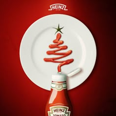 Christmas tree new year Hot Sauce Advertising, Christmas Creatives For Social Media, Christmas Food Advertising, Christmas Ads Social Media, Creative Christmas Ads, Christmas Creative Ads Design, Christmas Social Media Design, Sauce Ads