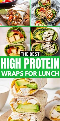 the best high protein wraps for lunch