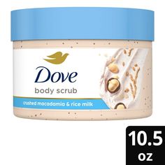 There’s one essential step for achieving smooth skin that shouldn’t be overlooked: exfoliation. So, gently buff away dry, dull skin while caring for your skin with Dove Macadamia and Rice Milk Exfoliating Body Polish. Made with ¼ moisturizing cream, this gentle exfoliating body scrub restores skin’s nutrients as it exfoliates, leaving your skin feeling silky smooth. With a smooth, easily spreadable texture, this Dove body exfoliator gives you beautifully creamy coverage while releasing a gently Dove Body Exfoliator, Dove Exfoliating Body Scrub, Dove Body Scrub, Dove Body Scrub Vanilla, Body Scrub For Sensitive Skin, Dove Body Polish, Dove Moisturizing Body Wash, Smooth Skin Body, Dove Beauty