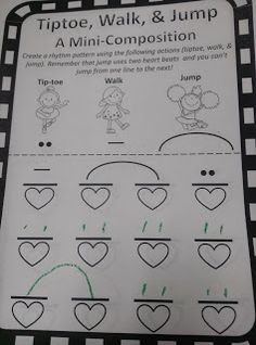 a printable activity for kids to learn how to write and draw hearts