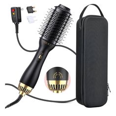 Brand New With A Sturdy Case! (Box Is Missing) Hair Dryer Styler, Europe Travel Essentials, Hot Air Brush, Travel Hair Dryer, Dryer Brush, Travel Hair, Blow Dry Brush, Hair Dryer Brush, Medium Short Hair