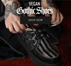 Our selection of vegan gothic shoes @ Attitude Clothing will have you sorted for goth girl fall 🦇

Stompers to suit all the vibes ✨

https://www.attitudeclothing.co.uk/vegan-boots-shoes-t1576 Gothic Shoes, Vegan Boots, Goth Girl, Girl Falling, Boots Shoes, Shoe Shop, Shoe Boots