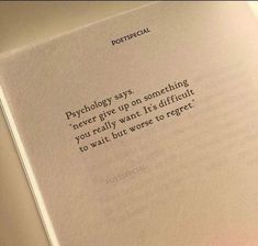 an open book with a quote on it