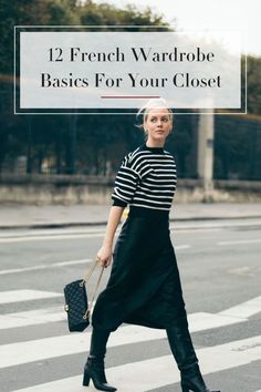 French Women Style 2023, 8 Things French Women Dont Wear, French Black Outfit, List Of Basic Clothing, French Fashion Staples, French Casual Style Parisian Chic, Classic Style Clothing Women, French Wardrobe Staples, French Wardrobe Basics Parisian Chic