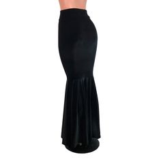 Fitted Fishtail Skirt For Night Out, Elegant Fishtail Skirt For Night Out, Fishtail Party Skirt, Black Stretch Fishtail Skirt, Elegant Stretch Fishtail Bottoms, Party Fishtail Skirt With Stretch, Stretch Fishtail Party Skirt, Party Stretch Fishtail Skirt, Solid Fitted Flare Skirt