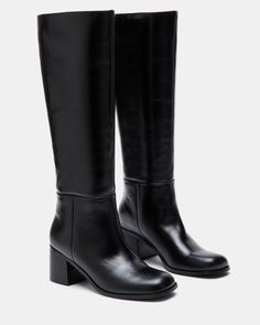 Y’all Black Boots, Knee High Black Boots, Rich Mom, 2023 Wishlist, Boots Steve Madden, Digital Wardrobe, Professional Outfit, Steve Madden Store, Future Wardrobe