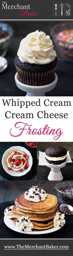 the cover of whipped cream cream cheese frosting