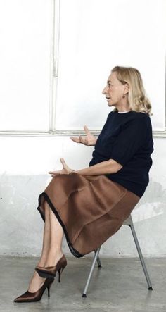 Italian Style Women Over 50, Miuccia Prada Style, Sarah Harris, Middle Age Fashion, Sofia Coppola