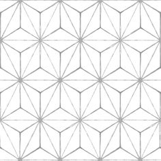 a white and gray geometric pattern with lines in the middle, on top of each other