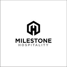 the logo for milestone hospital, which is located in an area that looks like it has