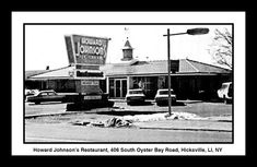 an old photo of the exterior of a restaurant