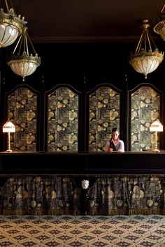 Falling in love with The NoMad Hotel * New York - The Hotel Trotter Nomad Hotel Nyc, Nomad New York, Nomad Hotel, New York Hotels, Hotel Reception, Art Deco Architecture, Hotel Interior, Reception Desk