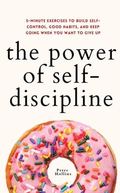 the power of self - discipline book cover with pink frosting and sprinkles