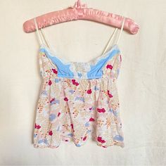 Bnwot, Super Cute Gorgeous Eberjey Panties & Lingerie Top, Whole Set, Never Been Used Super Cute & Chic White Delicate Strap Sleepwear For Spring, Blue Camisole For Pajama Party In Spring, Lingerie Top, Lingerie Set, Women's Intimates, Dream Closet, Blue White, Casual Outfits, Sleep