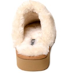 Find MINNETONKA Corie Faux Fur Scuff Slipper on Editorialist. Geometric embroidery trims this dreamy suede scuff slipper lined in plush faux fur and grounded on a grippy rubber sole for indoor-outdoor stability. Leather upper/polyester faux-fur lining/rubber sole Imported Minnetonka Slippers, Geometric Embroidery, Faux Fur Slippers, Moccasins Shoes, Fur Slippers, Round Toe Heels, Faux Fur Collar, Rubber Material, Suede Shoes