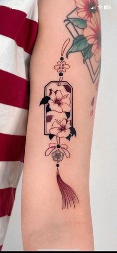 Japanese Bookmark Tattoo, Year Of The Cat Tattoo, Asian Lucky Charm Tattoo, One Piece Mini Tattoo, Viet Tattoo Ideas, Chinese Charm Tattoo, Vietnamese Inspired Tattoo, Japanese Charm Tattoo, Omamori Tattoo Design