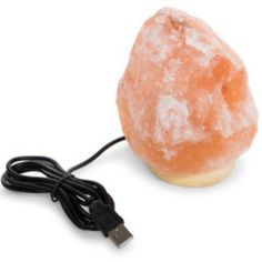 a usb device is plugged into a rock