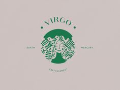 the logo for virgo earth's element