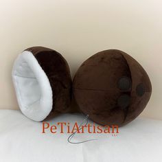 These adorable Coconut shaped pillows are handmade from soft minky fabric and filled with non-allergenic fiberfill.  Choose from half and whole or make it a set. They are a lovely decor for a living room, play room, nursery, beach houses, etc. They can be mixed and matched.  Size: Whole Coconut - about 10" diameter Half Coconut - about 11" diameter All products are handmade by me in a smoke-free environment. Shaped Pillows, Food Pillows, Tree Pillow, Coconut Tree, Play Room, Dream Decor, Minky Fabric, Beach Houses, Beach House Decor