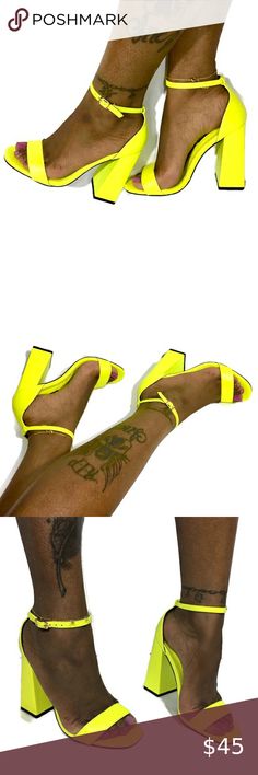 Women’s Lime Green Single strap heels. Women’s Lime Green Single strap heels. Sizes8, 8.5, 9, and 10. New in box. Great quality. Liliana Shoes Heels Neon Yellow High Heel Sandals For Party, Neon Yellow Ankle Strap Sandals For Spring, Trendy Yellow Heels With Branded Heel Counter, Neon Yellow Ankle Strap Sandals For Summer, Neon Yellow Open Toe Sandals For Party, Trendy Neon Yellow Round Toe Heels, Trendy Neon Yellow Sandals For Party, Yellow High Heels With Stacked Heel, Yellow Heels With Stacked High Heel