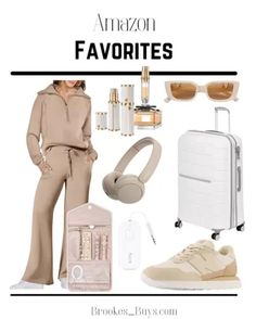 Traveling soon? Stay cute and comfy with a sweatsuit that's perfect for your next trip. These travel outfit ideas are great for women who want a cozy and casual aesthetic. Shop the latest Amazon finds now! Perfume Travel, Amazon Prime Day Deals, Denim Essentials