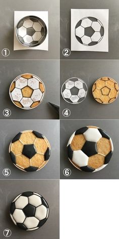 how to make a soccer ball cake