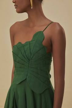 Green One Shoulder Lea Mini Dress – FARM Rio Summer 2024 Women's Fashion, Off Shoulder Green Dress, Chartreuse Dress Wedding, Green Leaf Dress, Wedding Guest Two Piece Outfit, Funky Formal Wedding Guest, Fun Wedding Guest Dress, Colorful Cocktail Dress, Rehearsal Dinner Dress For Bridesmaid