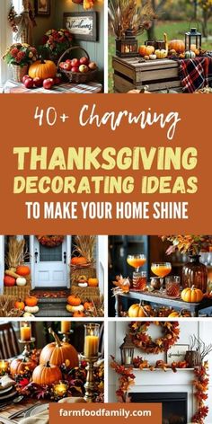 thanksgiving decorating ideas to make your home shine