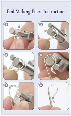 instructions on how to make ball making pliers