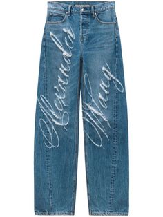 Find ALEXANDER WANG Fringed Balloon Logo Jeans on Editorialist. Alexander Wang Fringed Balloon Logo Jeans Clothing Thought We Friends Jeans, Jeans With Heart Pockets, High End Streetwear Fashion, Custom Levis Jeans, Gem Jeans, Jeans Brand Logo, Textured Jeans, Vivienne Westwood Jeans, Patches Jeans