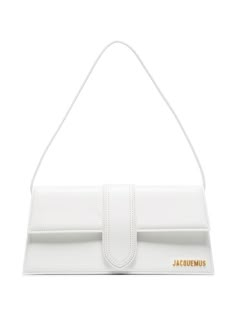 Jacquemus Le Bambino Long, Small Bags Fashion, Long Shoulder Bag, Jacquemus Bags, Stile Blair Waldorf, White Shoulder Bags, Jacquemus Bag, Clear Makeup Bags, Luxury Bags Collection